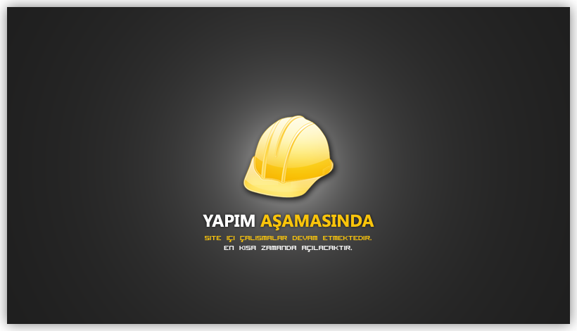 Sayfa yapım aşamasında